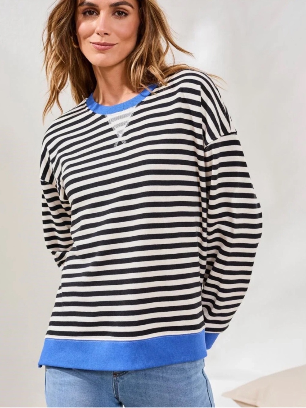 WE THE FREE CLASSIC STRIPE PULLOVER